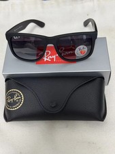 Ray-Ban RB4165 622/T3 Justin Polarized Sunglasses Grey Classic Frame 54mm