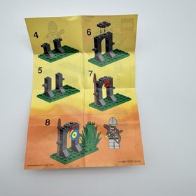 LEGO Castle: Vintage System King's Archer (1624)Complete Manual  Dragon Knights