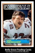 1983 Topps Dan Dierdorf #155 St. Louis Cardinals NFL Football