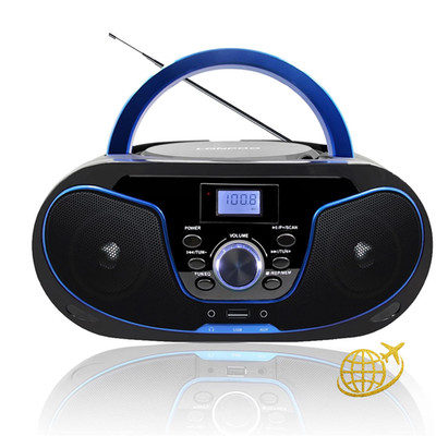 CD-Player Boombox Bluetooth LP-D02 UKW Radio USB AUX Kopfhörer