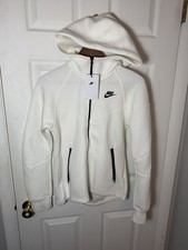 Women Nike Tech Fleece Full-Zip Windrunner Hoodie Size Xs Sail White FB8338 133