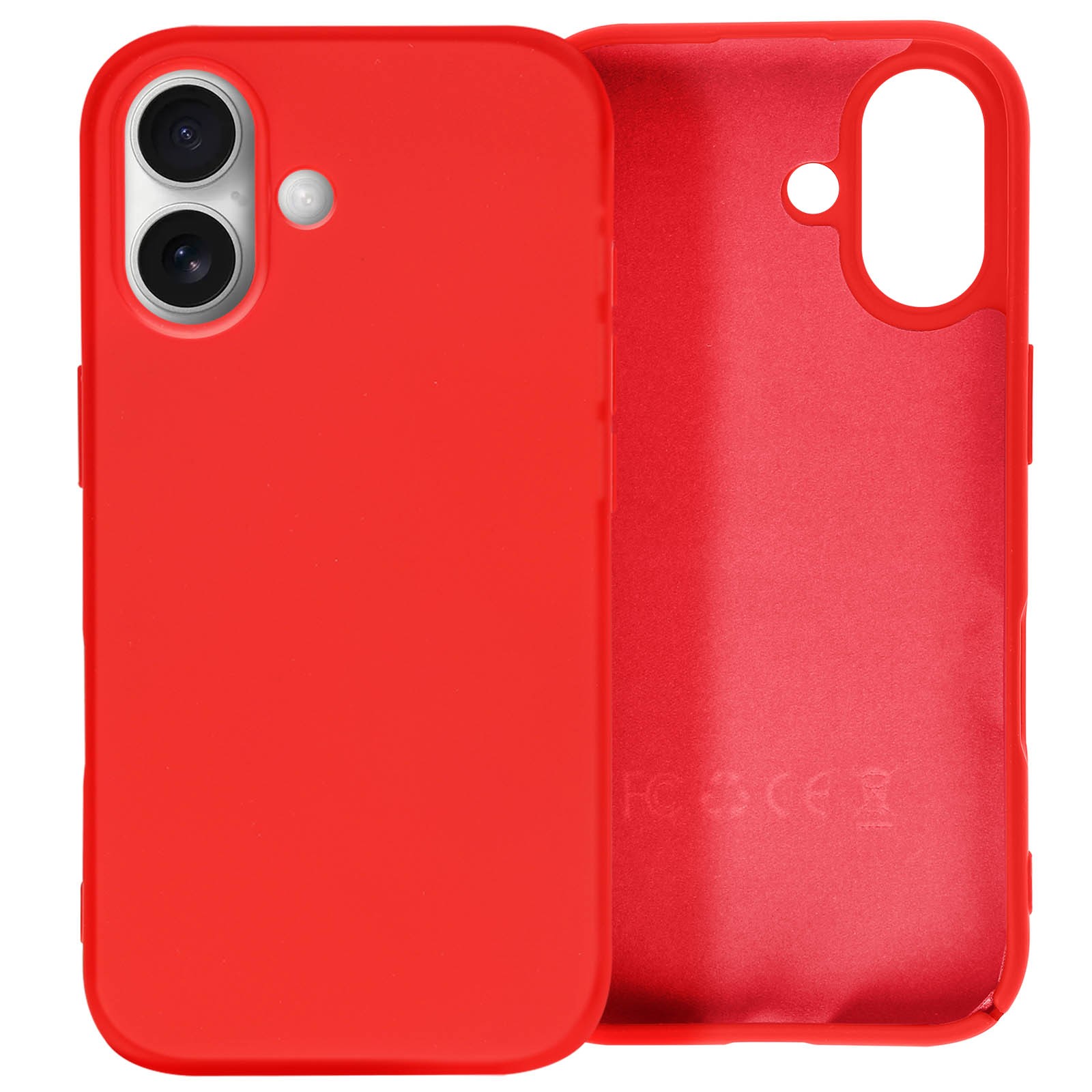 Coque iPhone 16 Plus rouge pour éviter les chutes et les rayures