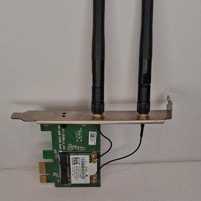 PCIe x1 Wireless AC 3168NGW Adapter Intel Dual Band 802.11ac 433Mbps