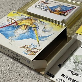 Final Fantasy III Nintendo Famicom FC Japanese Version Role-playing game Tested