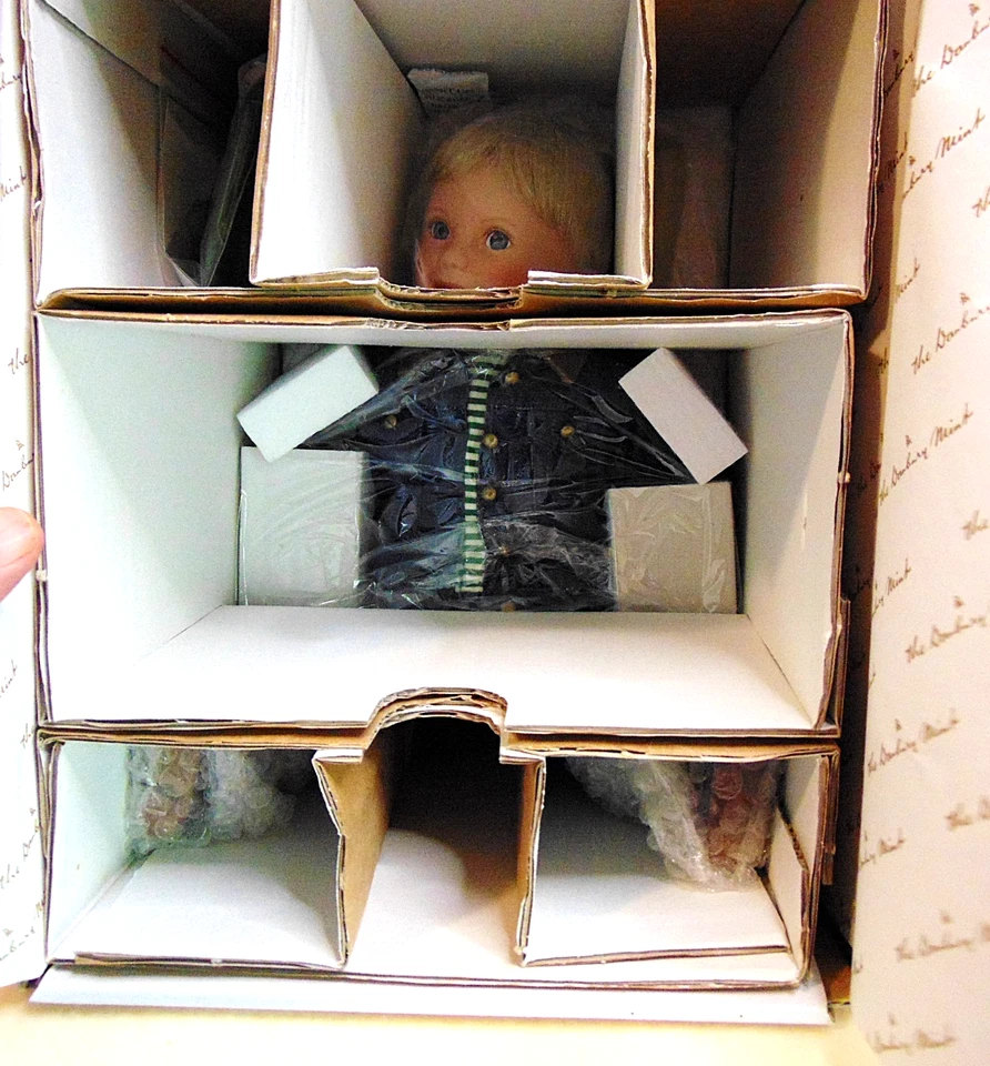 Danbury Mint  John Deere "Billy" Porcelain Doll + Tractor Collection New In Box - Image 4 of 4