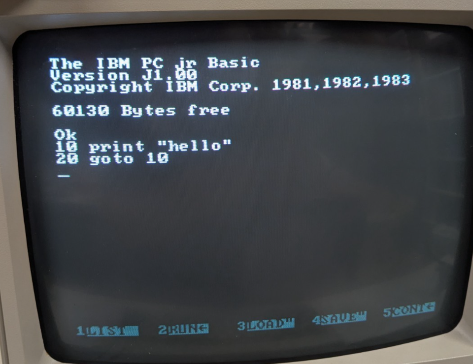 Vtg 1983 IBM PCJR PC JR Hardware Reference Library Cartridge BASIC ...