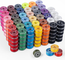 210 Pcs Bobbins Sewing Thread, Sizea Class15 Prewound Sewing Bobbins for Machine