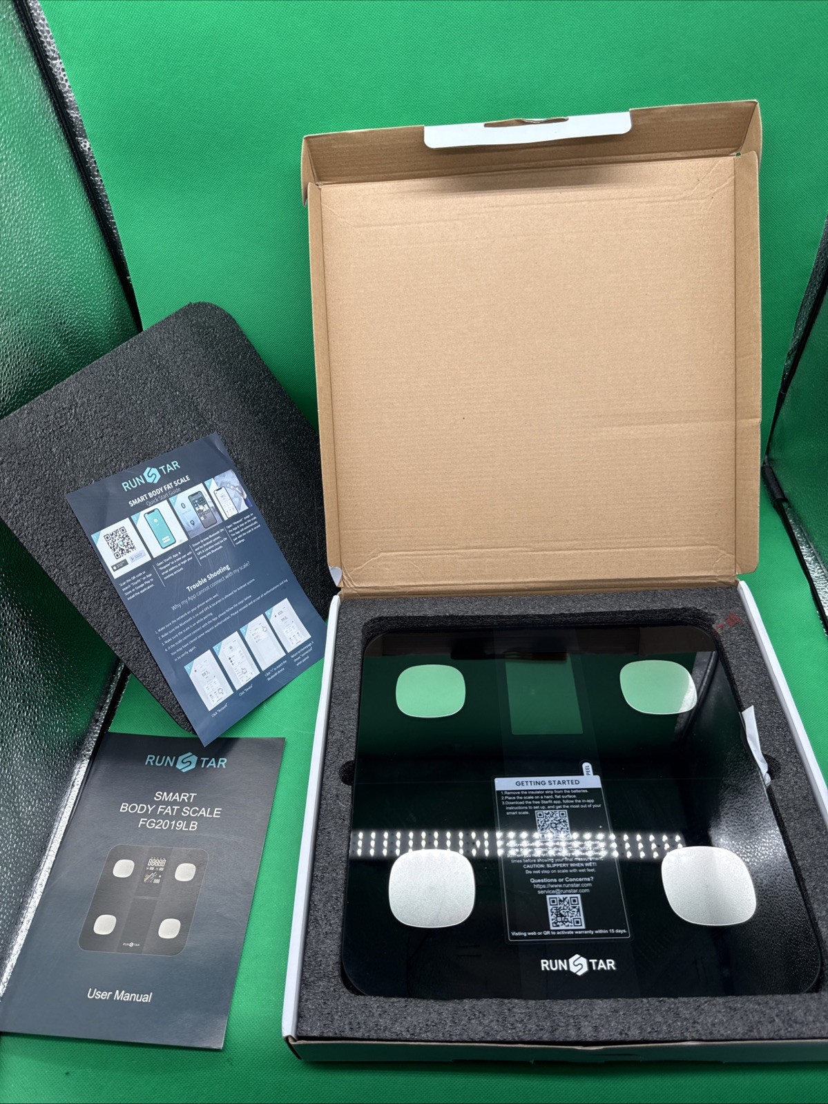 Runstar Scales for Body Weight and Fat Percentage, Bathroom Scale