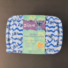 2025 Best Brands | Disney STITCH Waves Food Containers 20 Pieces