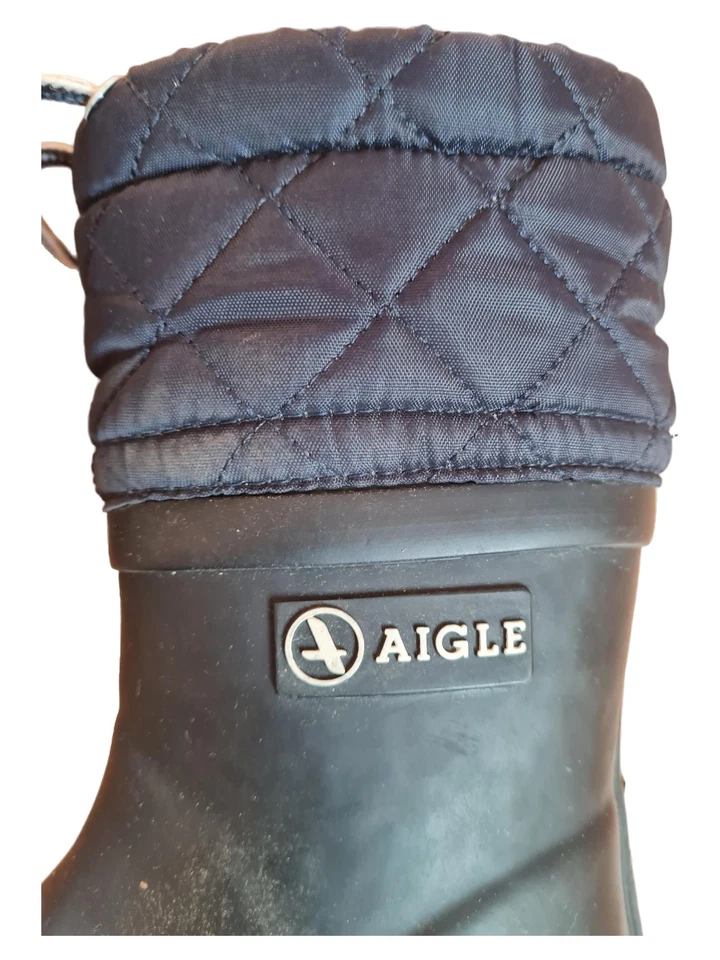 AIGLE Bottes de Neige Enfant Noir (EU 24) - Photo 2/2