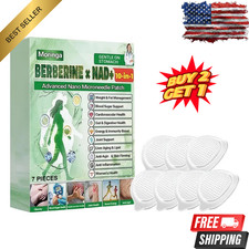 Moringa Berberine 10-in-1 Advanced Nano Microneedle Patch 7pcs/box 