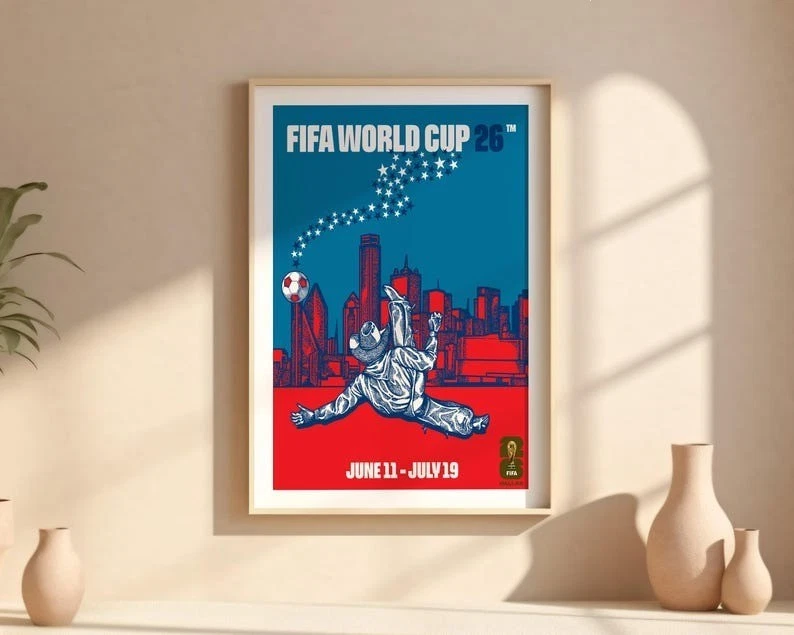 FIFA World Cup 2026 Cityscapes Poster