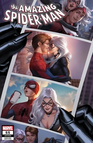 Amazing Spider-Man #55 Ejikure Exclusive Black Cat Spiderman 1