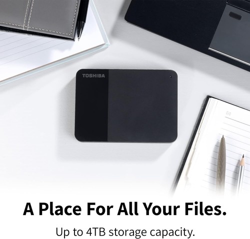 Toshiba 4TB Canvio Ready – 2.5 inch Portable External Hard Drive with SuperSpeed - 第 2/6 張圖片