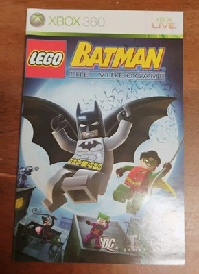 LEGO Batman: The Videogame (Microsoft Xbox 360, 2008) Instruction Manual Only