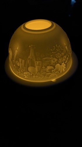 Bernardaud Lithophane Candle Votive Amours Tealight - Picture 13 of 17