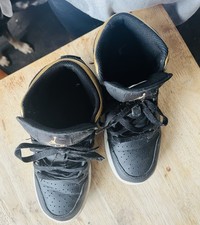 Black And Gold Nike Sneakers Size 4Y Children s Boys Sneakers