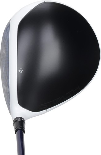 TaylorMade MyStealth 2 Plus White/Black w/Blue Face 9* Driver Regular Very Good - Picture 4 of 7