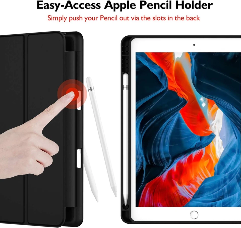 Funda Smart Cover iPad 9ª 8ª 7ª Generación 10.2" para Tablet Apple con Recubrimiento Suave Foto 2 de 4