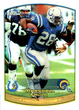 1999 Topps Chrome #74 Marshall Faulk Indianapolis Colts St. Louis Rams HOF