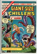 Giant-Size Chillers #1 Marvel Comic Book 1974 68 Big Pages