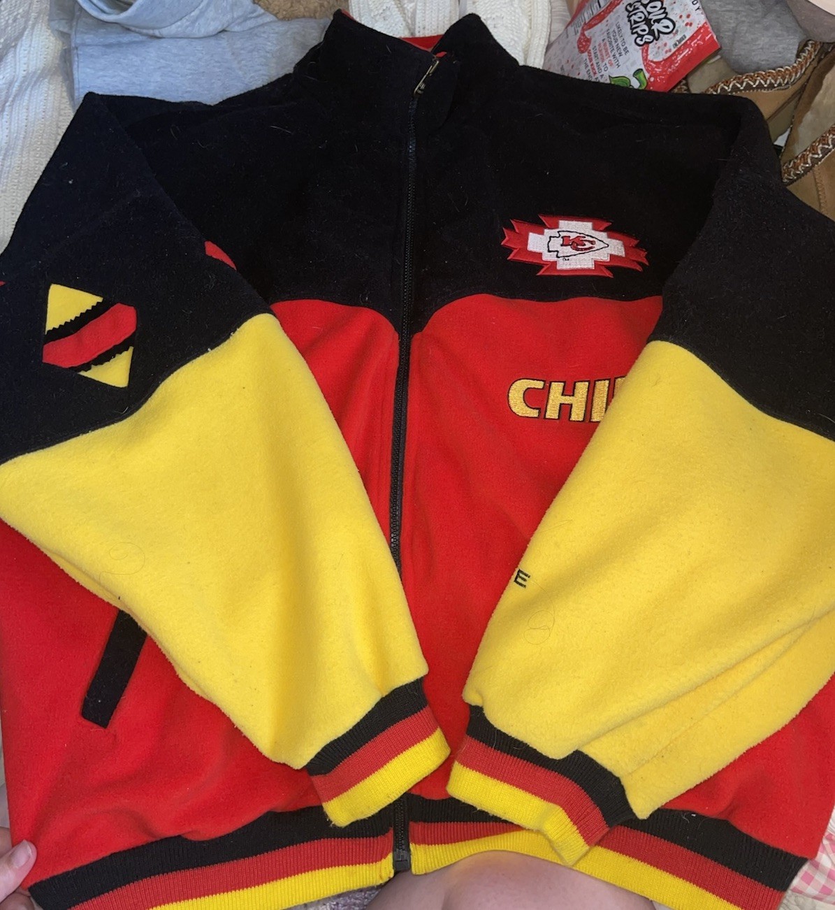 Vintage Early 1980's Kansas City Chiefs Pro Elite Coat - Size large - Rare
