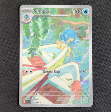 The Pokémon Company Simipour 102/086 SV: Black Bolt Illustration Rare Holo ENG on eBay