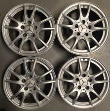 4x Alufelge 6,5x16 ET49 5x112 Mercedes A2464011302 Sensor