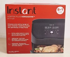 Instant Vortex Plus VersaZone 8.5L Dual Air Fryer – NEW & SEALED – 8-in-1 Smart