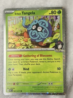 Erika's Tangela 007/217 Cosmo Holo Ascended Heroes Pokemon NM