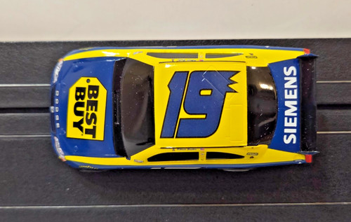 Life Like Dodge Charger NASCAR Stock Car #19 Elliott Sadler Best Buy HO Slot Car