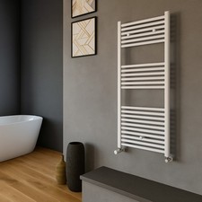 Termoarredo bianco per bagno in acciaio calorifero termosifone scaldasalviette
