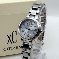 Citizen Radio-Controlled Solar xC H060-T025048 Analog Date Wristwatch