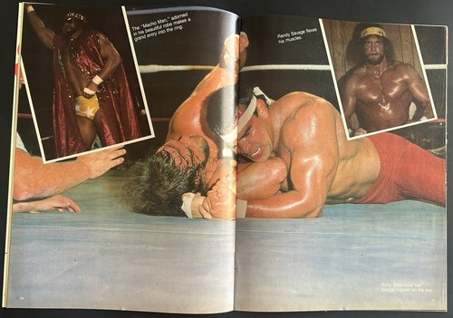1987 Wrestling Insider RICKY The STEAMBOAT Randy Macho Man SAVAGE Elizabeth - Picture 5 of 7