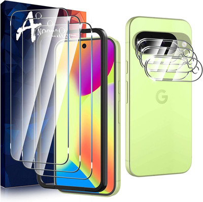 3 Pack for Google Pixel 10 Screen Protector + [3 Pack] Pixel 10 Camera Lens Temp