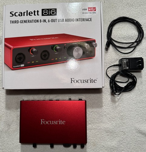 Focusrite Scarlett 8i6 3rd Gen USB Audio Interface
