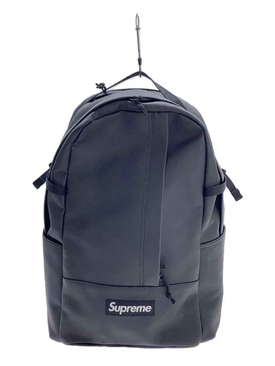 Supreme Backpack 23FW CUIR 22L sac à dos noir uni occasion