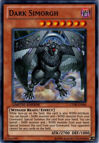 Dark Simorgh CT08-EN006 YuGiOh Collectible Tins 2011 card