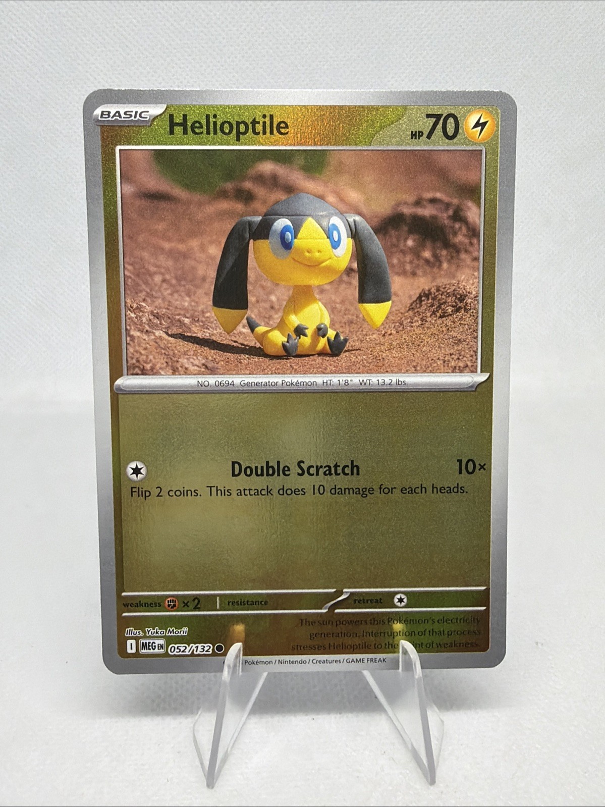 HELIOPTILE 052/132 REVERSE HOLO COMMON ME01 - MEGA EVOLUTION NM