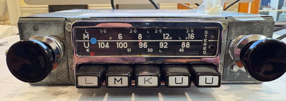 Porsche 911 928 914 Blaupunkt Frankfurt Factory Restored Stereo