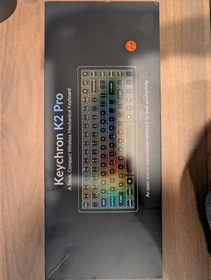 Keychron K2 Pro 75% Layout Bluetooth Mechanical Keyboard RGB Backlight