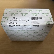 Neopost NOWY Oryginalny 310050 WF Niebieski wkład atramentowy 20ml Termin ważności 11/2020