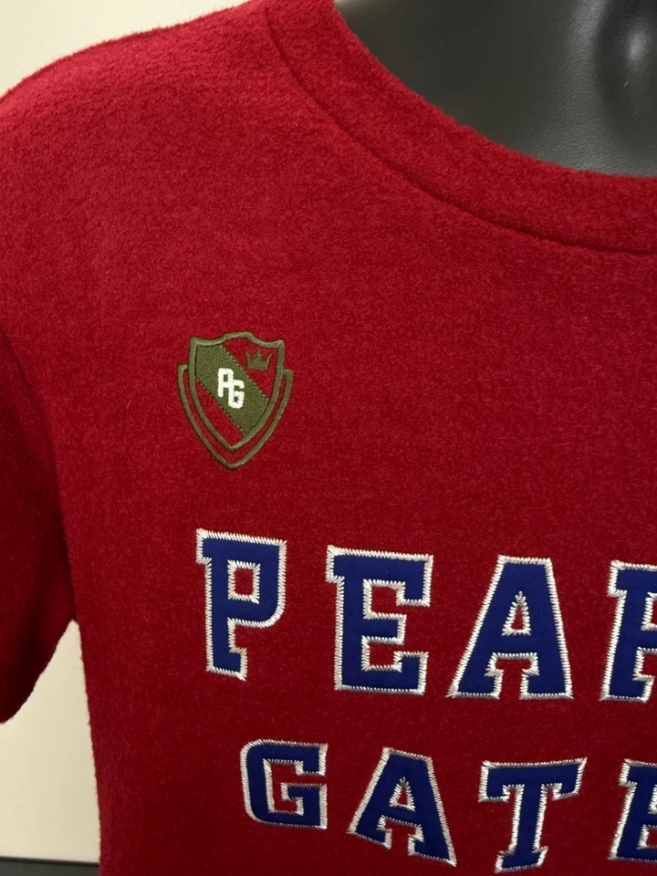 Pearly Gates T 恤 5 码 Wine Big Spell Out — 第 3/4 张图片