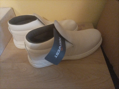 Port West weiße Sicherheitsstiefel Größe 12