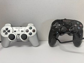 Sony PlayStation 2 PS2 Slim Console Bundle 2 Controllers 12 Games Tested
