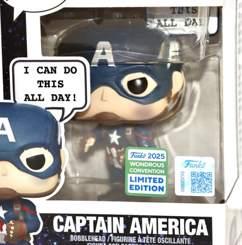 Funko Pop! Marvel Captain America (I Can Do This All Day) (2025 WonderCon) #1480 - Bild 3 von 11
