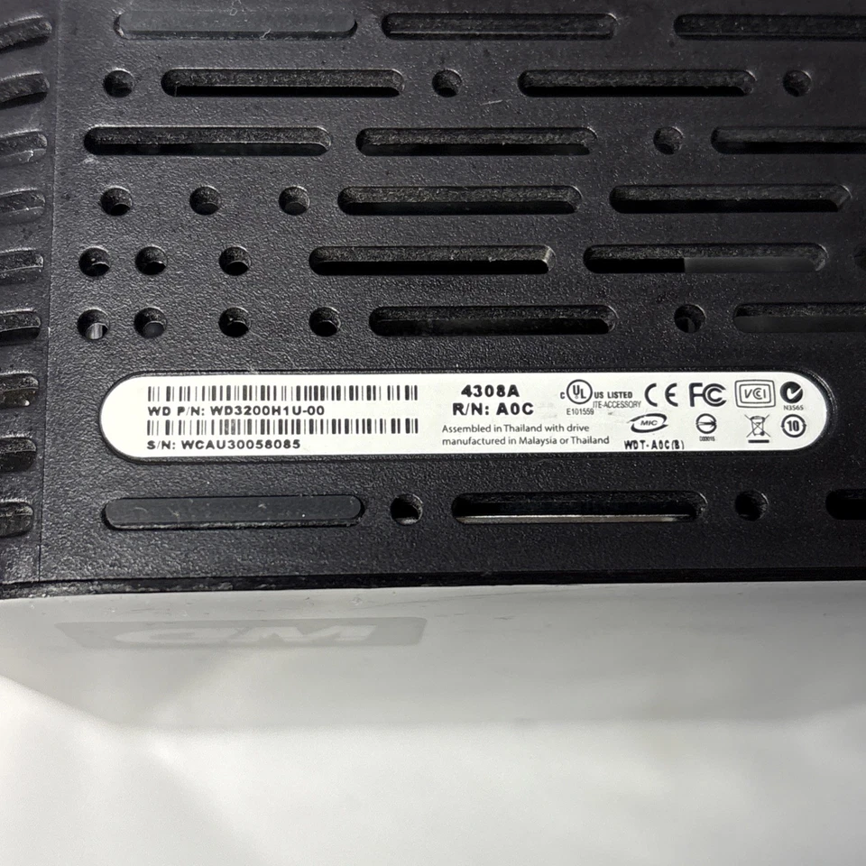 Western Digital WD WD3200H1U-00 My Book 320GB External Hard Drive HDD USB - Image 4 of 4