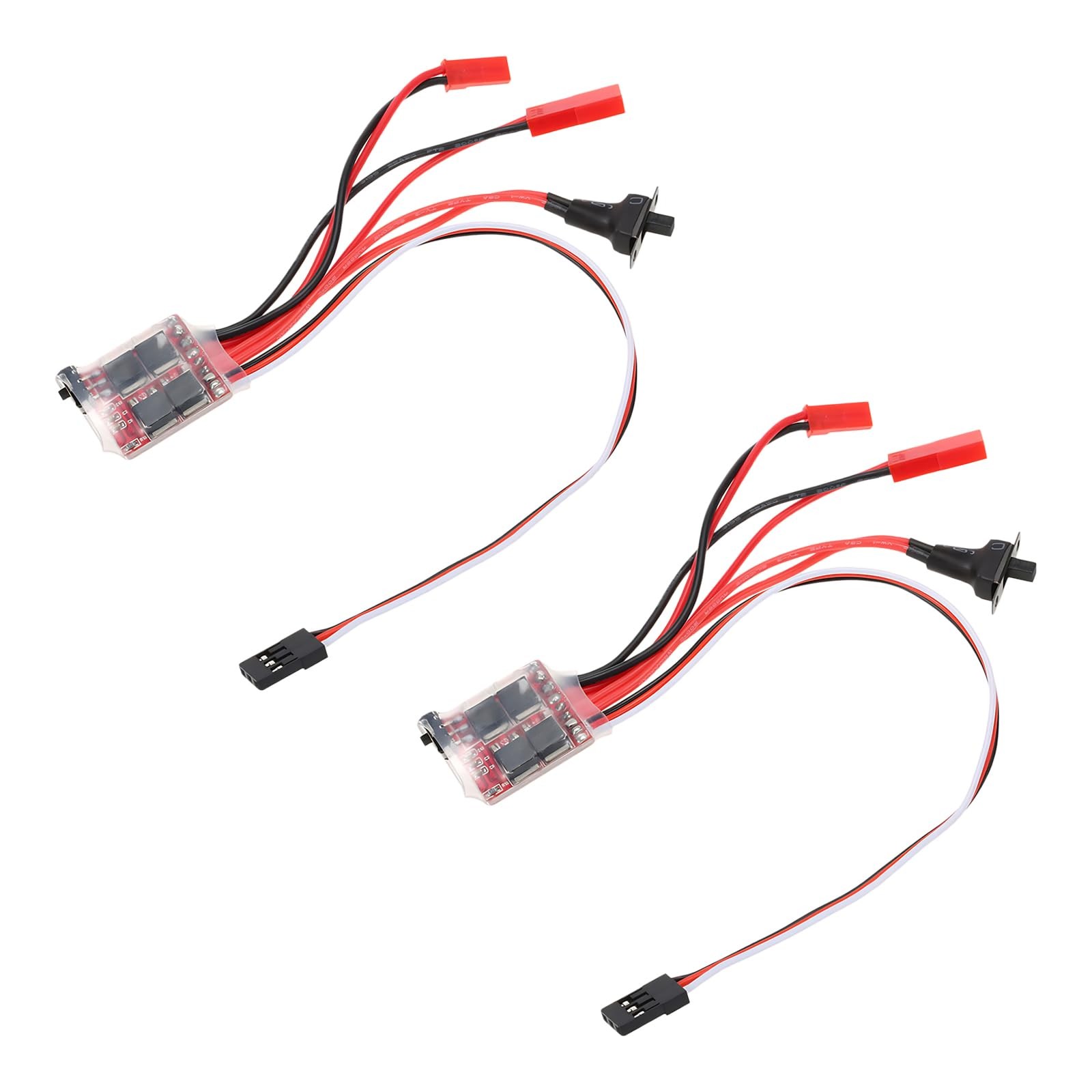 2PCS 30A Brushed Electric Speed Controller Dual Way RC Brushed Motor Speed Co...