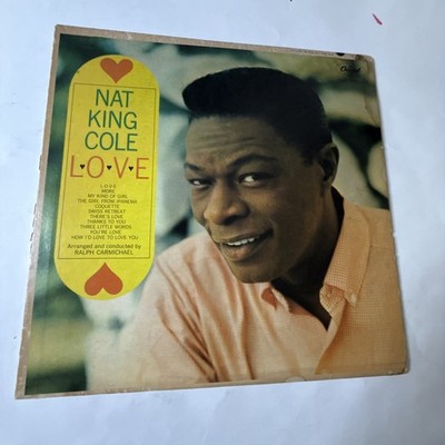 Nat King Cole - L-O-V-E Vinyl LP (1965) Original Mono Capitol T-2195 Jazz VG/G++