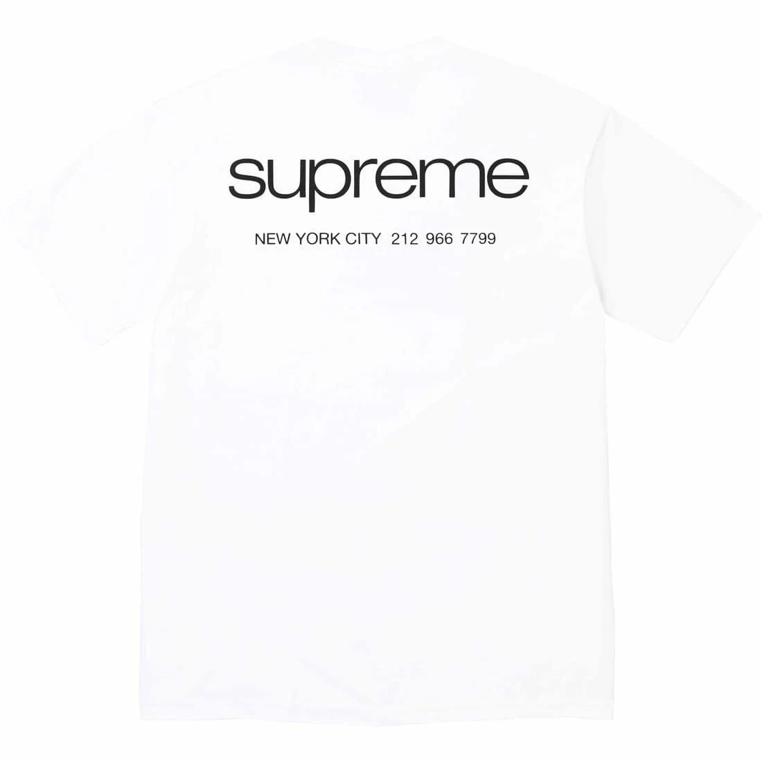 T shirt blanc Supreme Nyc taille M 23FW Supreme NYC blanc
